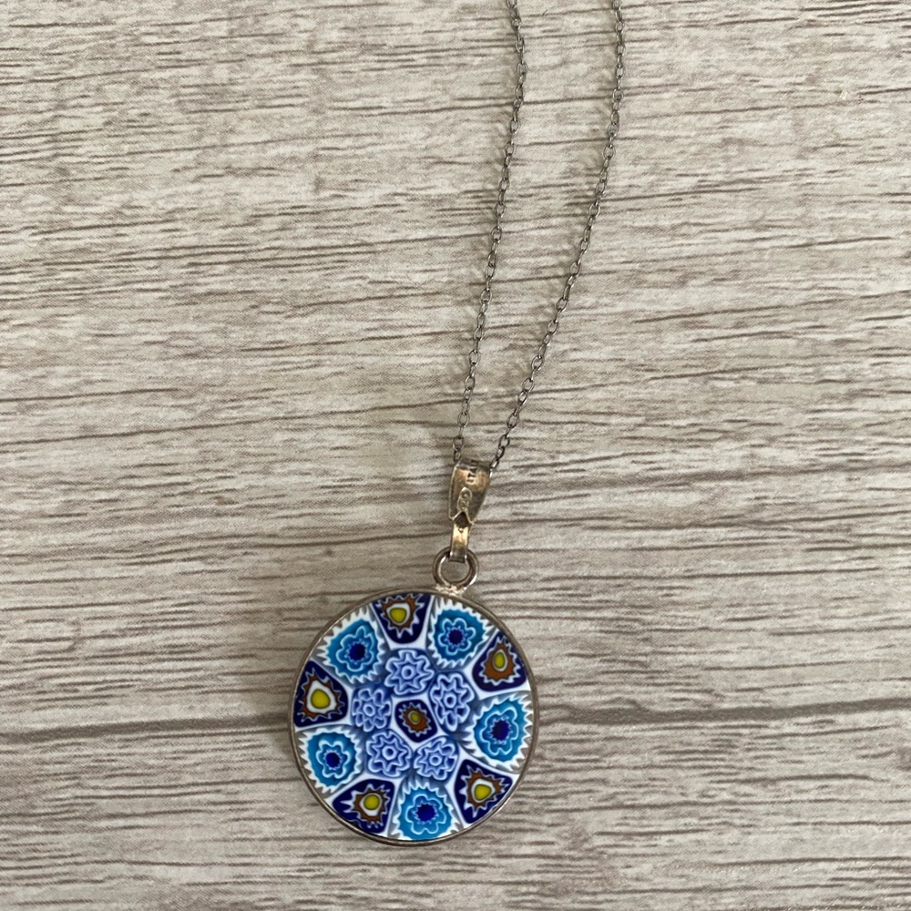 Murano glass pendant necklace